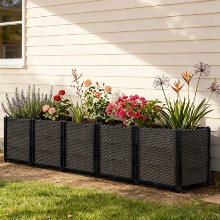 Self Watering Planter - Samonawadniający się podwyższony kwietnik ogrodowy na