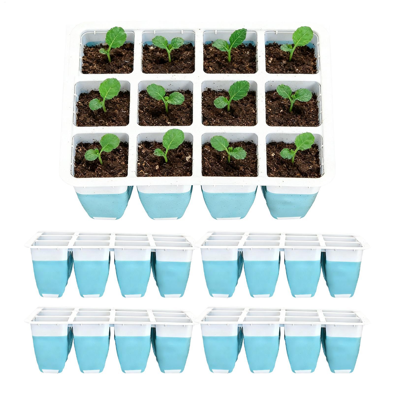 Indoor Garden Kit - 5 sztuk silikonowych tacek do rozsady,