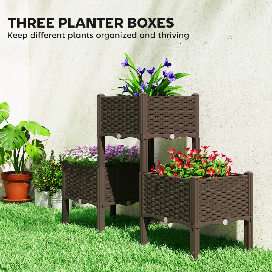 Plastikowa, podwyższona lejek  – Self Watering Planter recenzja i cena