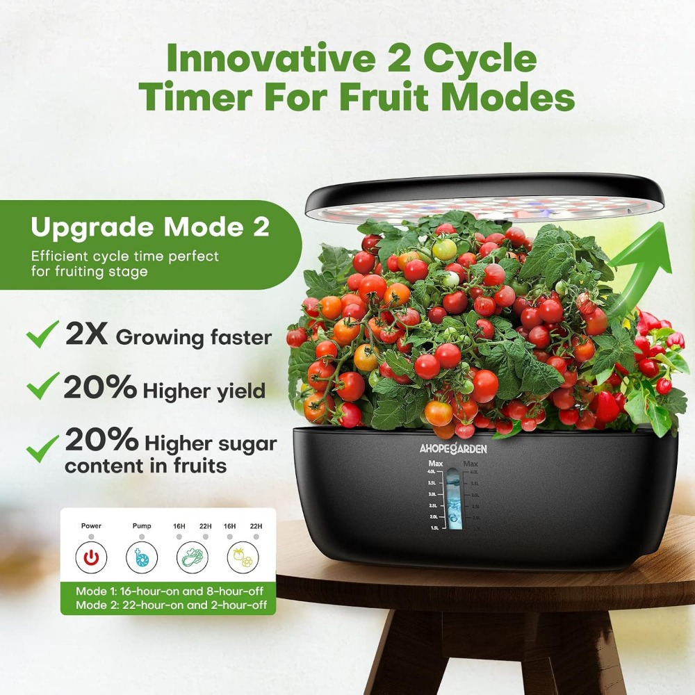12-pojemnikowy ogród hydroponi – Indoor Garden Kit recenzja i cena