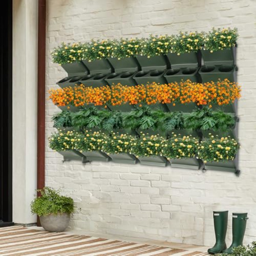Pionowa doniczka ścienna do uż – Self Watering Planter recenzja i cena