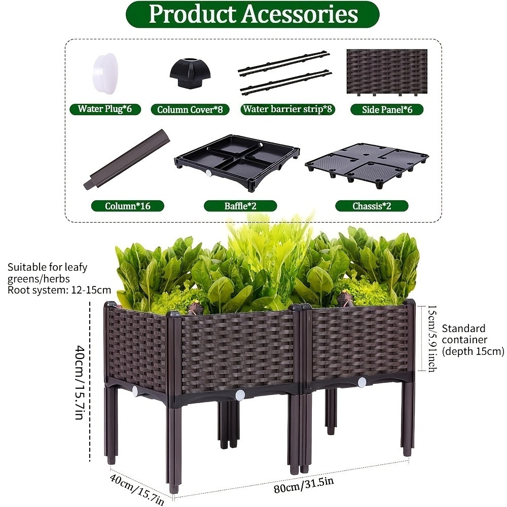 Podwyższona grządka ogrodowa,  – Self Watering Planter recenzja i cena