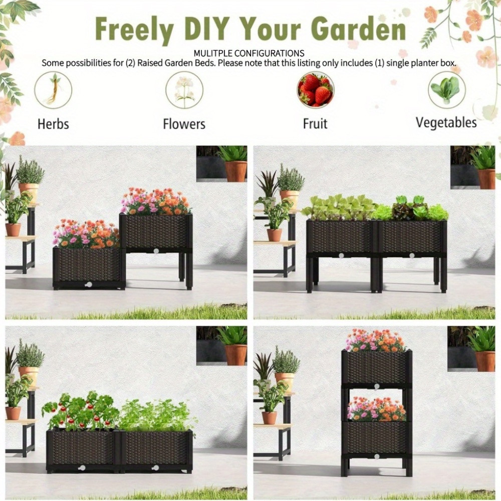 Podwyższona grządka ogrodowa,  – Self Watering Planter recenzja i cena