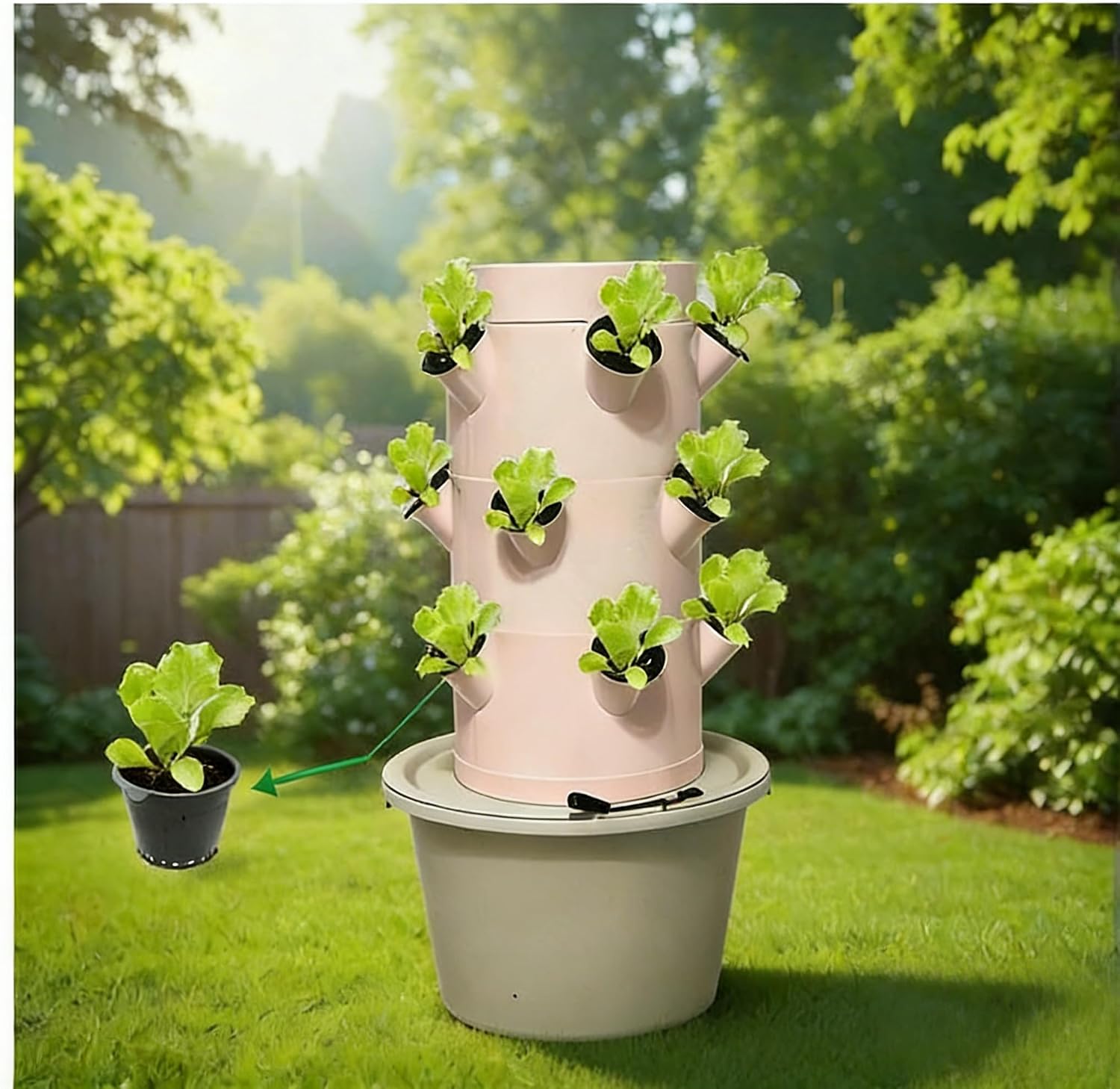 Pionowy system hydroponiczny d – Hydroponic Tower recenzja i cena